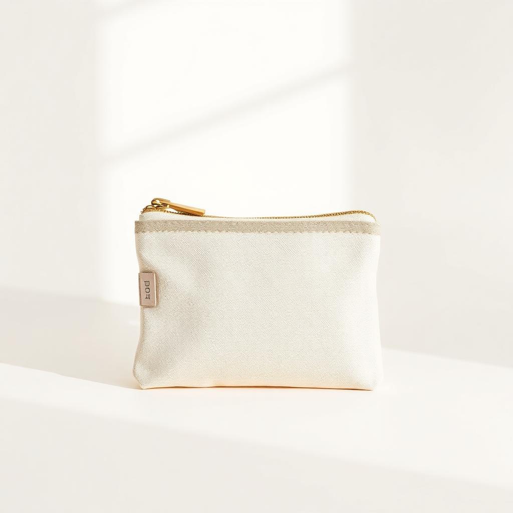 Zip Pouch — Natural Canvas